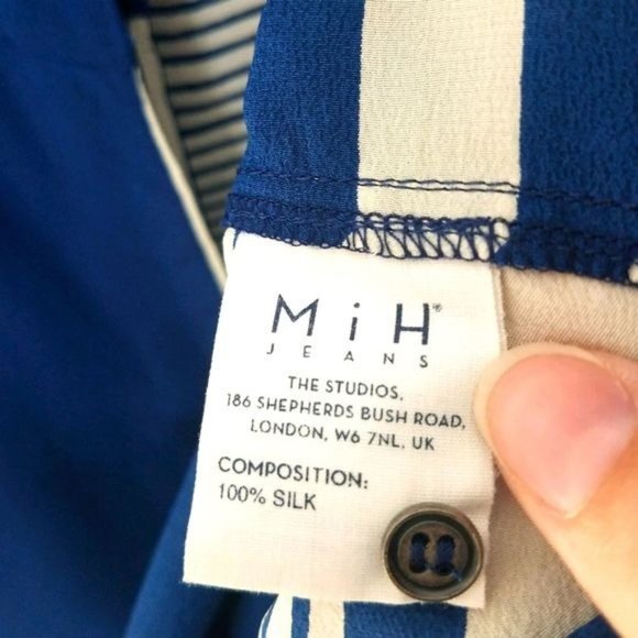 Anthropologie MIH silk geometric print button down - Picture 8 of 8